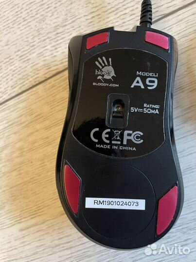 Мышь проводная A4Tech Bloody Blazing A9