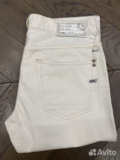 Джинсы Gas белые