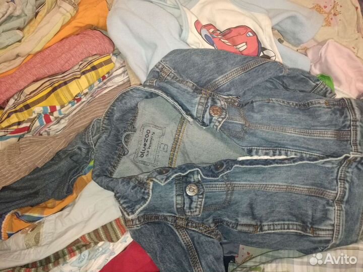 Вещи на мальчика 6мес-1,5 года пакетом