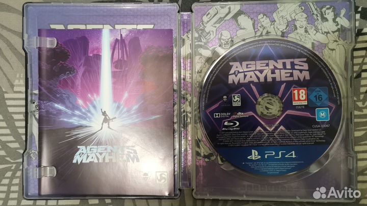 Agents mayhem steelbook ps4