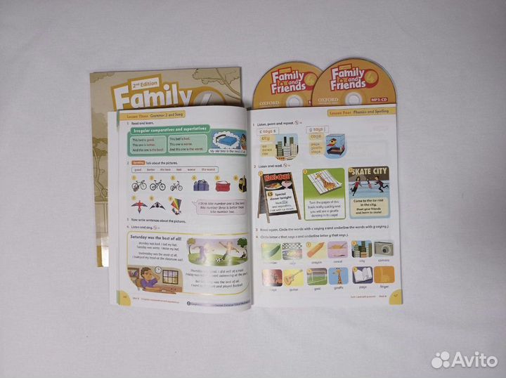 Family and friends 4/ комплект (WB,CB,CD) новый