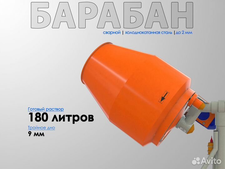 Растворосмеситель отечественного производства на 2