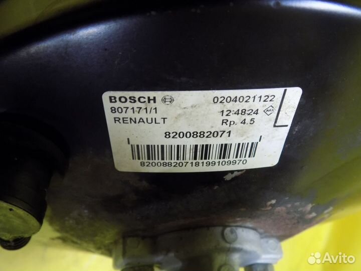 Вакуумный усилитель тормозов Renault Kangoo 1.5