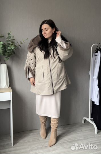 Куртка с мехом двухсторонняя