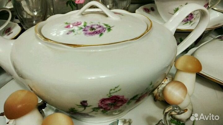 Чайный сервиз Богемия Чехословакия