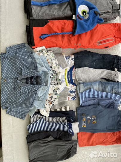 Вещи пакетом на мальчика 110