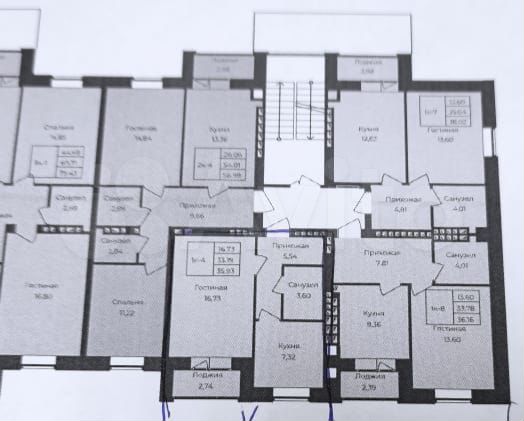 1-к. квартира, 36 м², 3/5 эт.