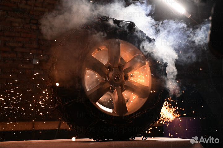 Цепь пс Антибукс 315/70 17 Лесенка р.6/6