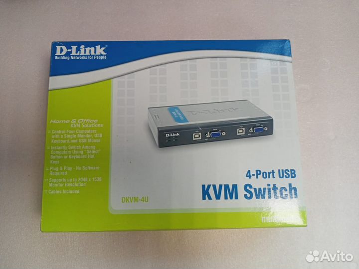 Kvm switch dkvm-4U новый