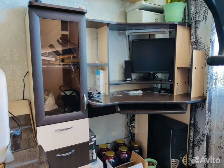 Компьютерный стол со шкафом бу