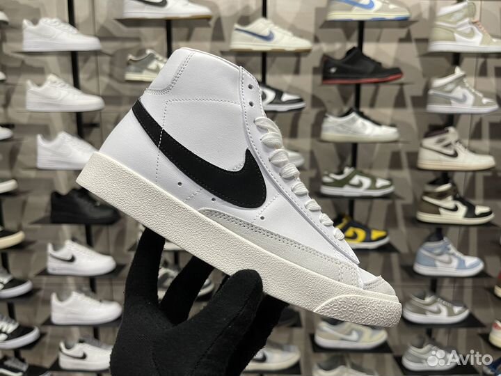 Кроссовки Nike Blazer Mid '77 Vintage White-Black