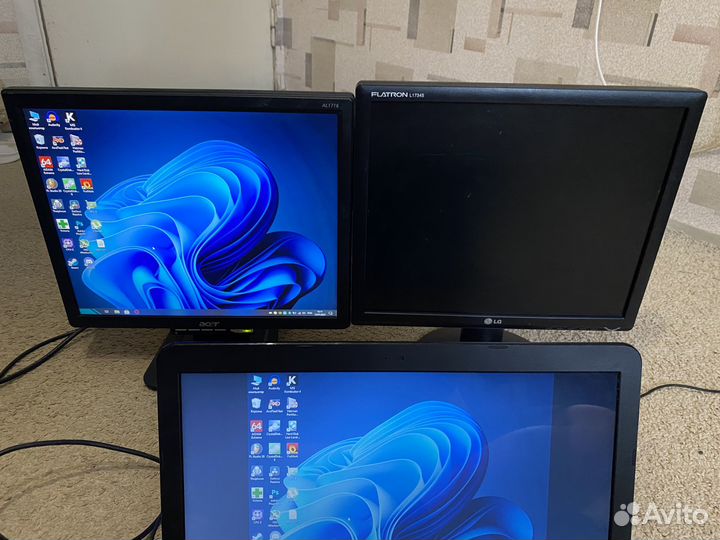 Квадратные мониторы 1280x1024 2 шт