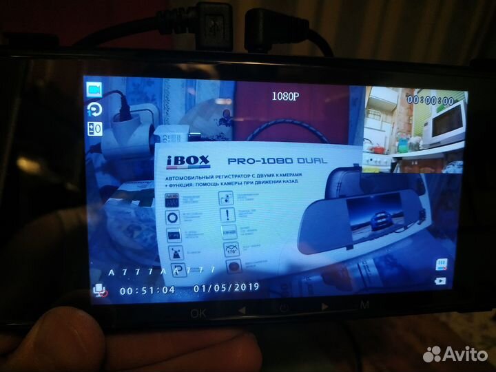 Автомобильный регистратор ibox-1080 dual