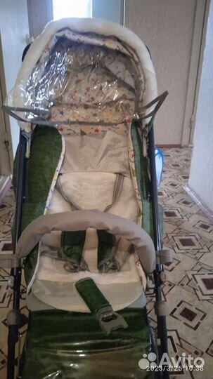 Детские санки коляска ника