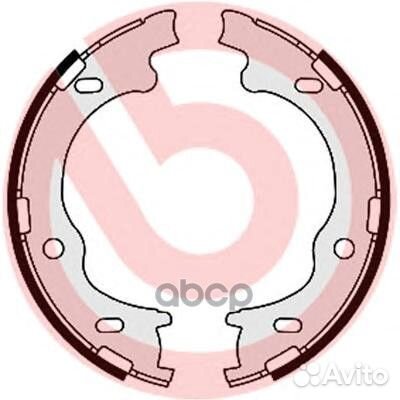 Колодки тормозные стояночного тормоза зад