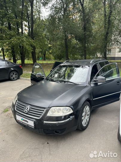 Volkswagen Passat 1.9 AT, 2004, битый, 480 000 км