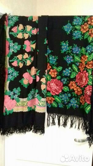 Платки шерстяные 1,5м,70см