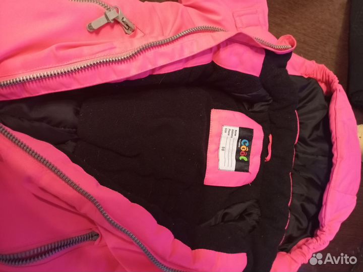 Зимний комбинезон для девочки 98