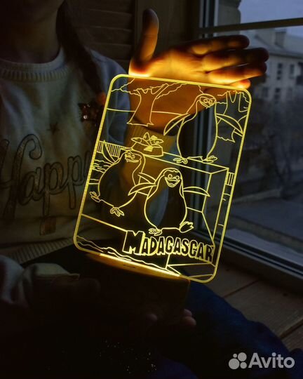 Ночник любая гравировка