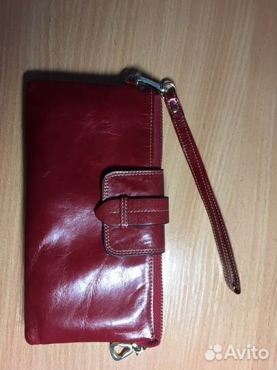 Клатч- кошелек натуральная кожа