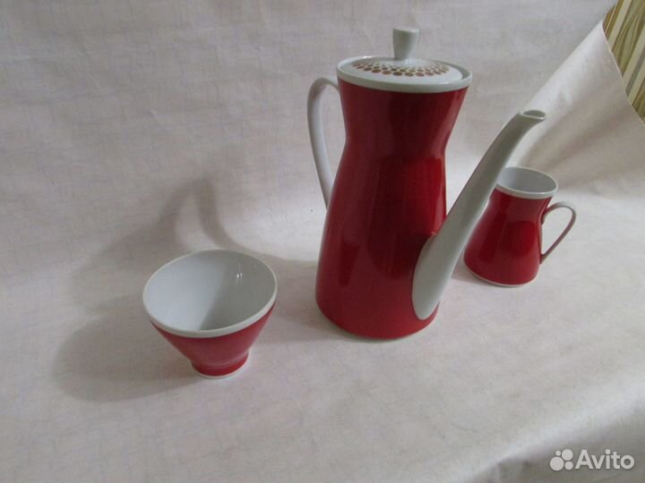 Заварочный чайник,Сахарница, Сливочник ГДР