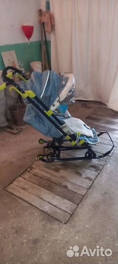 Детские санки утеплённые