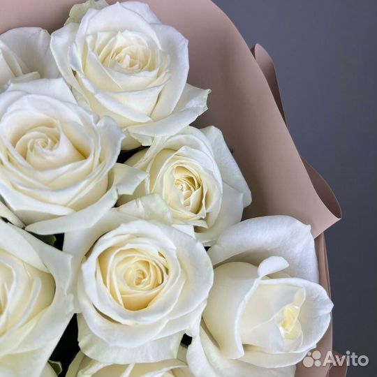 Букет белых роз