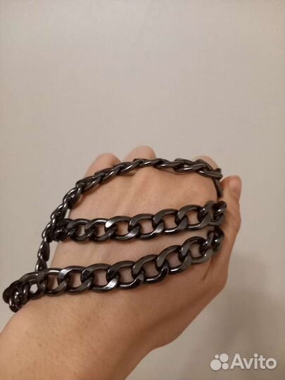 Цепь декоративная с карабинами