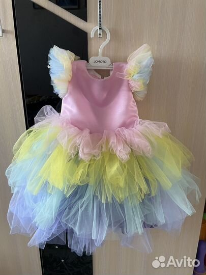 Детское нарядное платье 86 размер