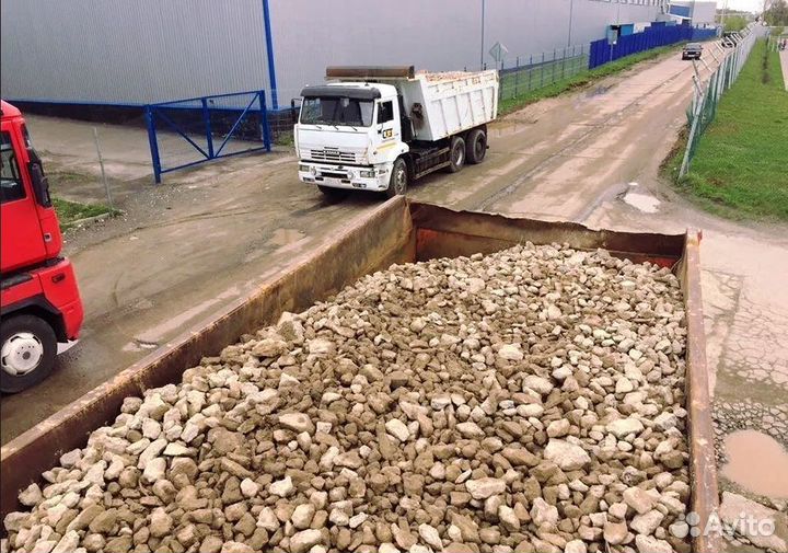 Щебень вторичный с доставкой