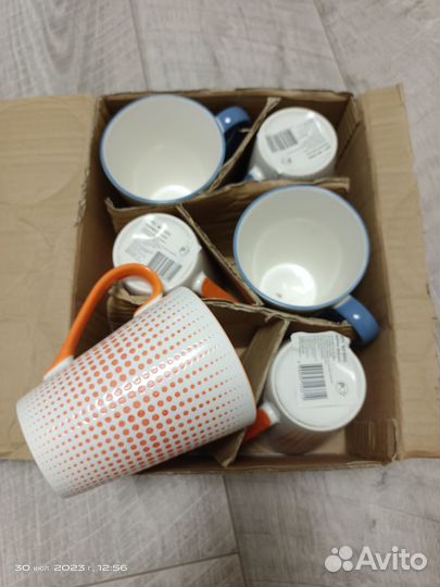 Кружки набором 6 шт новые