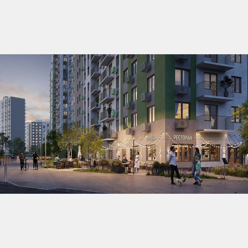 Квартира-студия, 23,4 м², 10/16 эт.