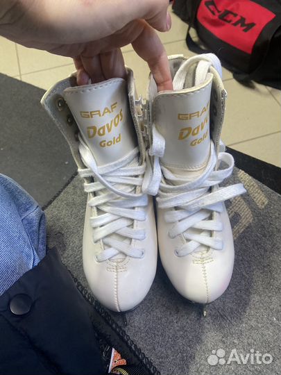 Коньки граф давос голд 33р