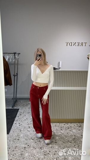 Топ с длинным рукавом