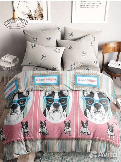 Белье постельное 1.5 бязь и поплин