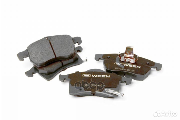 Колодки тормозные GM astra F/G 91- передние 151