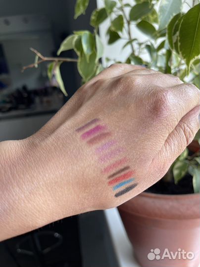 NYX карандаши помада тени пудра