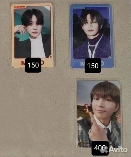 Карты Shinee Onew Minho