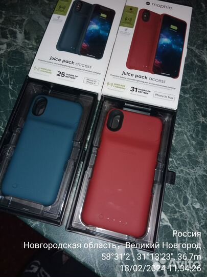 Чехол аккумулятор для iPhone xs/x/xs max