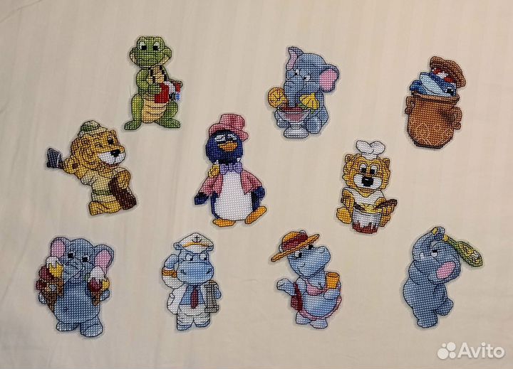 Вышивка крестом на пластиковой канве