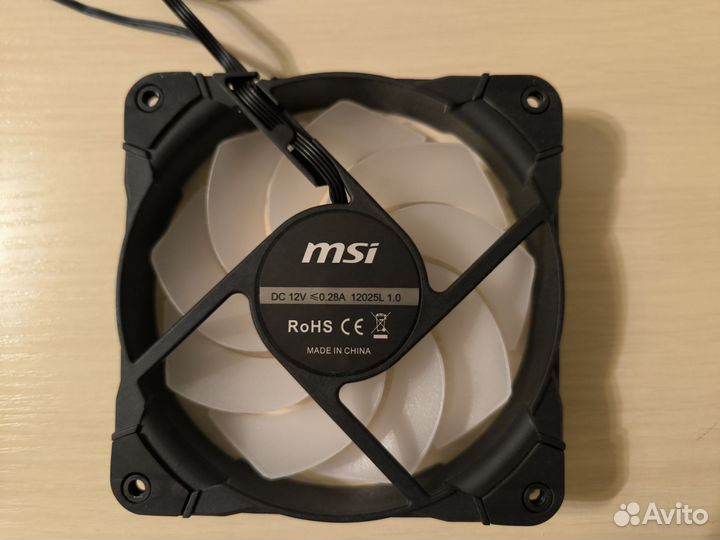 Комплект вентиляторов для корпуса argb MSI F12A-3H