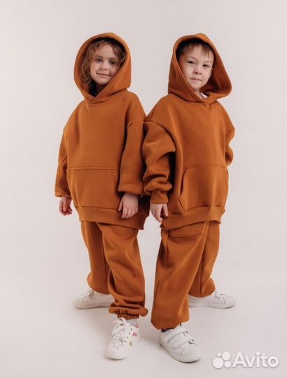 Спортивный костюм утеплённый 128-134