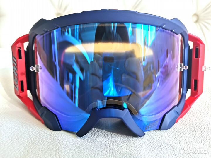 Очки кроссовые Leatt Velocity 5.5 Iriz Royal/Blue