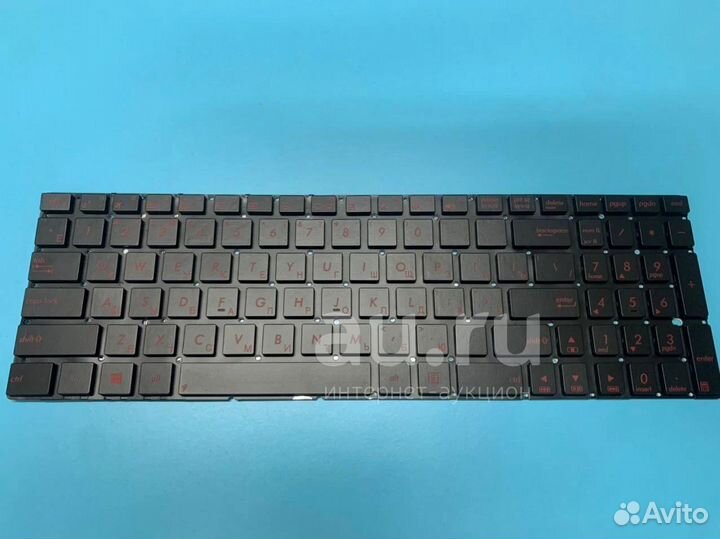Клавиатура для ноутбука Asus G56 красные кнопки