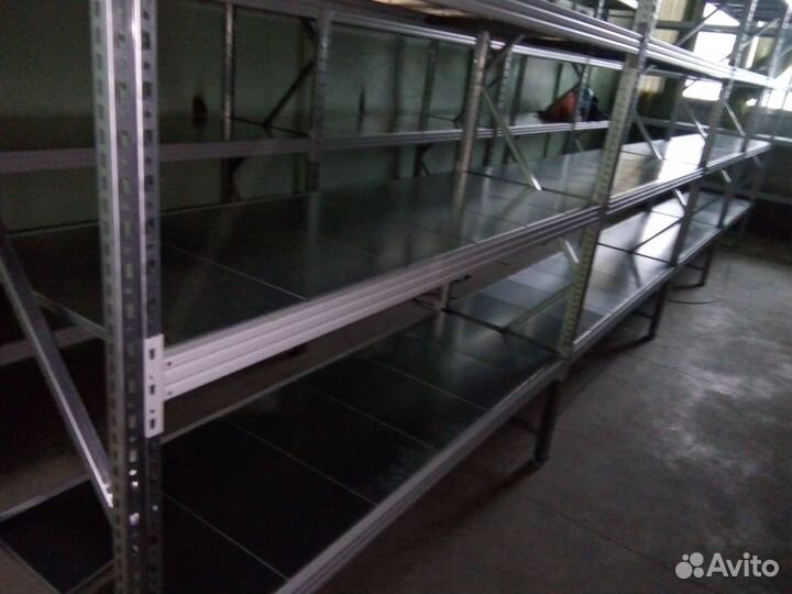 Полочные среднегрузовые стеллажи