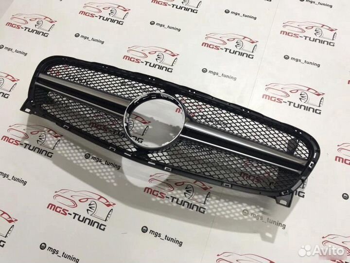 Решетка на Mercedes GLA в стиле AMG 45 17-н.в