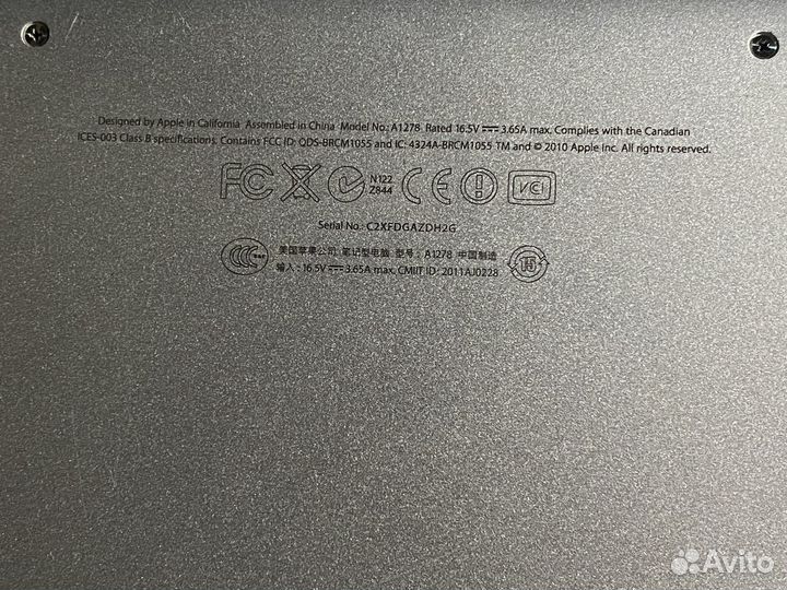 Apple MacBook Pro A1278