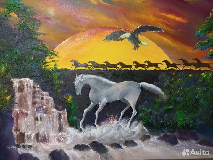 Картина маслом на холсте