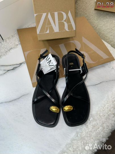 Сандали Zara черные 36-40