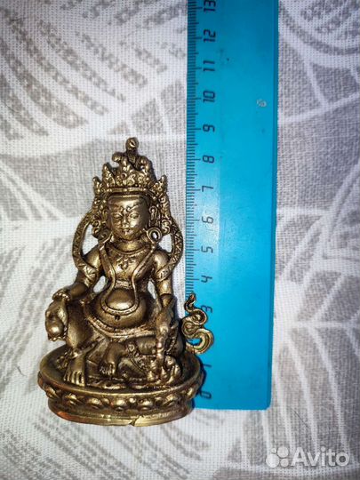 Статуэтка Кубера, Бог богатства, 8,5 см, Непал